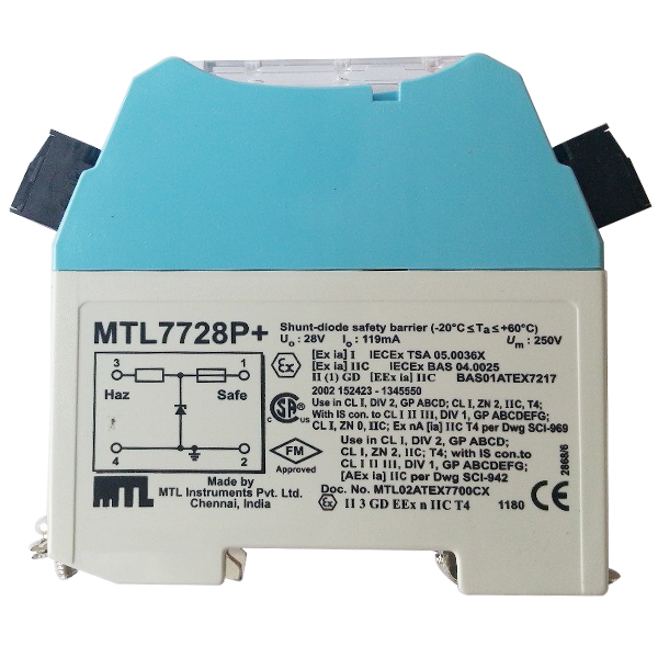 MTL7728P New MTL Shunt-Diode Safety Barrier